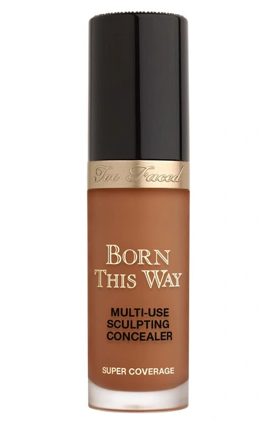 Shop Too Faced Born This Way Super Coverage Concealer, 0.5 oz In Spiced Rum