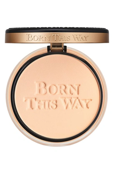 Shop Too Faced Born This Way Pressed Powder Foundation In Cream Puff