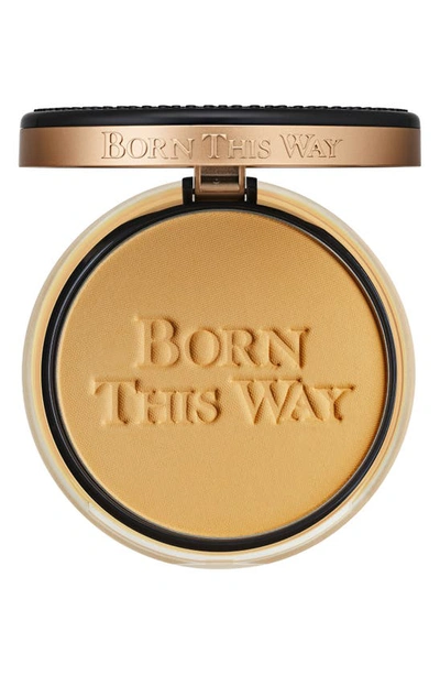 Too Faced Born This Way Undetectable Medium-to-full Coverage Powder Foundation In Latte