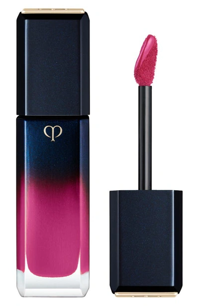 Shop Clé De Peau Beauté Radiant Liquid Rouge Shine Liquid Lipstick In Mignight Dew
