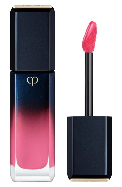 Shop Clé De Peau Beauté Radiant Liquid Rouge Shine Liquid Lipstick In Tulip Fever
