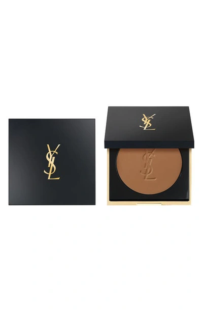 Shop Saint Laurent All Hours Powder In B85 Coffee