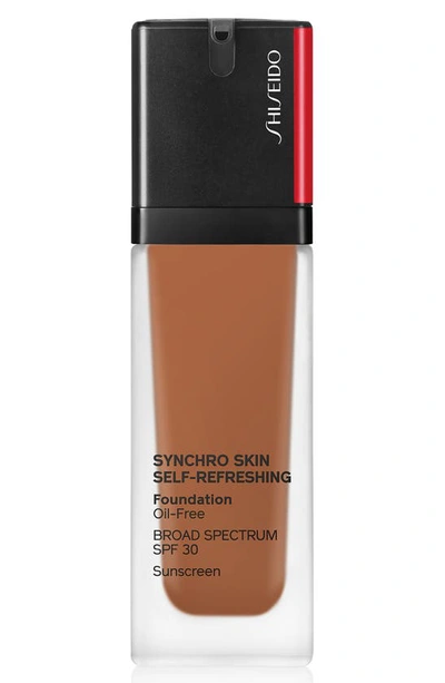 Shop Shiseido Synchro Skin Self-refreshing Liquid Foundation In 450 Copper