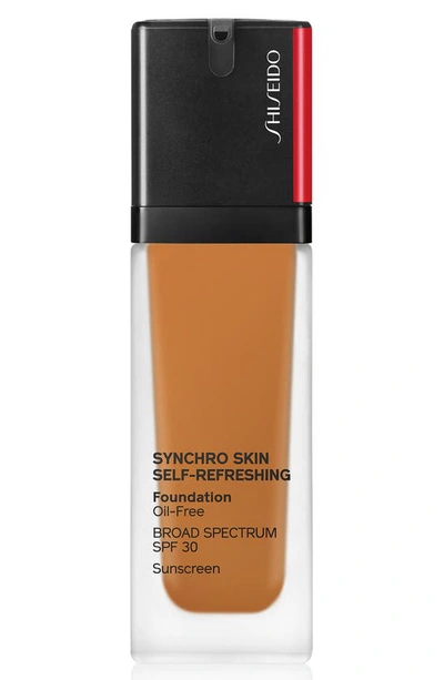 Shop Shiseido Synchro Skin Self-refreshing Liquid Foundation In 430 Cedar