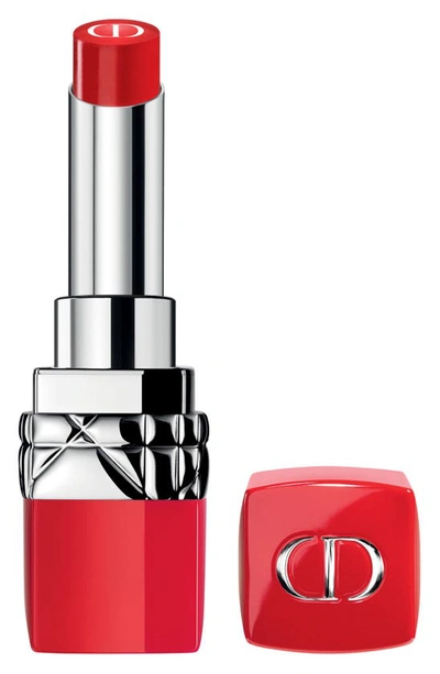 Shop Dior Ultra Care Lipstick In 999 Bloom