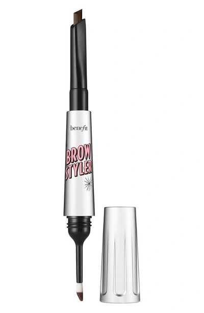 Shop Benefit Cosmetics Benefit Brow Styler Multitasking Pencil & Powder In 04.5 Neutral Deep Brown