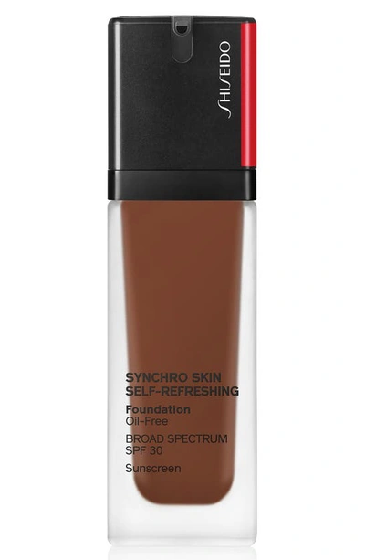 Shop Shiseido Synchro Skin Self-refreshing Liquid Foundation In 550 Jasper