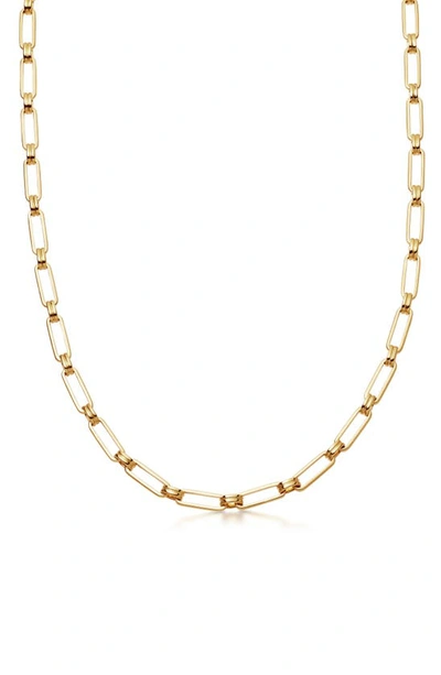 Shop Missoma Aegis Chain Link Necklace In Gold