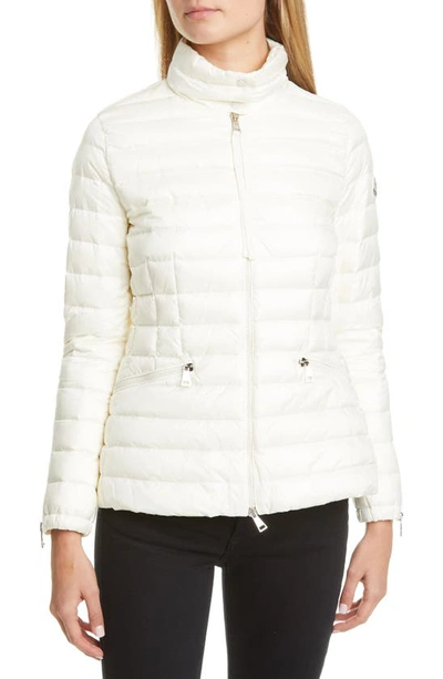 Shop Moncler Safre Quilted Down Jacket In White