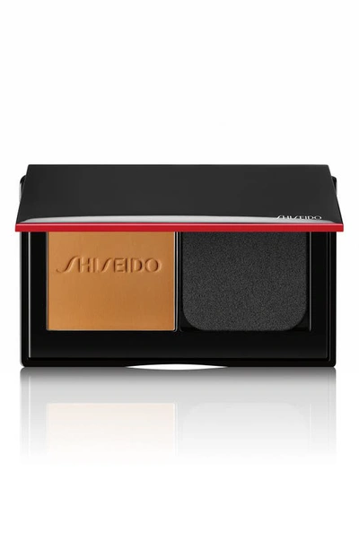 Shop Shiseido Synchro Skin Self-refreshing Custom Finish Powder Foundation In 410 Sunstone