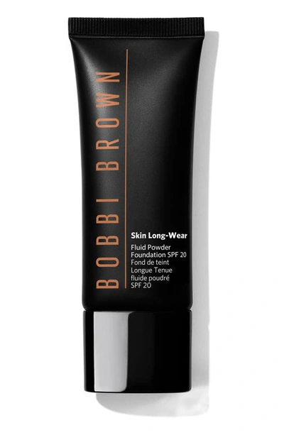 Shop Bobbi Brown Skin Long-wear Fluid Powder Foundation Spf 20 In Neutral Walnut