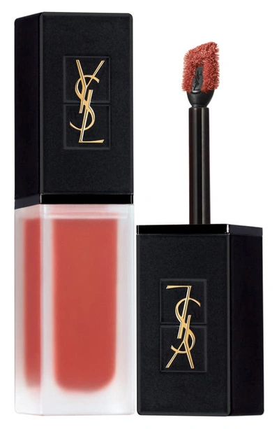 Shop Saint Laurent Tatouage Couture Velvet Cream Matte Liquid Lipstick In 216 Nude Emblem
