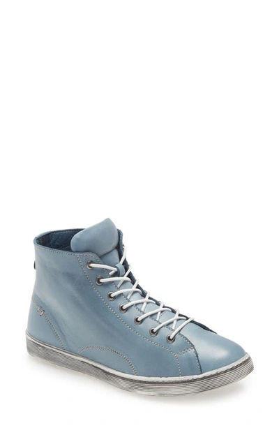 Shop Sheridan Mia Alese High Top Sneaker In Jeans Leather