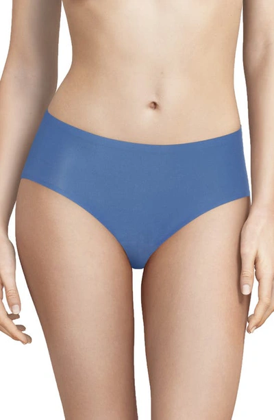 Shop Chantelle Lingerie Soft Stretch Seamless Hipster Panties In Northern Blue