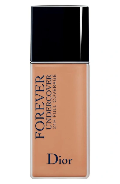 Shop Dior Skin Forever Undercover 24-hour Full Coverage Liquid Foundation In 045 Hazel Beige