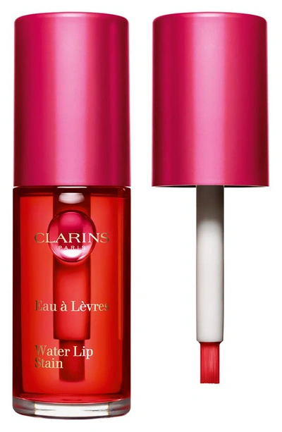 Shop Clarins Water Lip Stain In 01 Rose Water