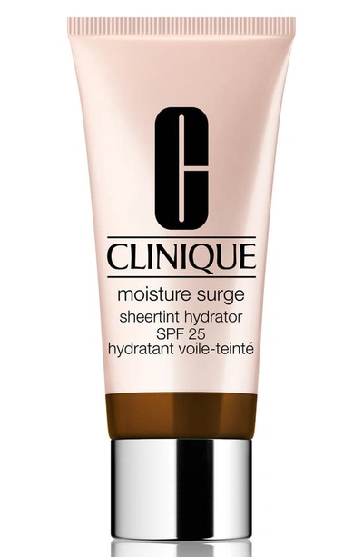 Shop Clinique Moisture Surge™ Sheertint Hydrator Broad Spectrum Spf 25 Tinted Moisturizer In Universal Very Deep