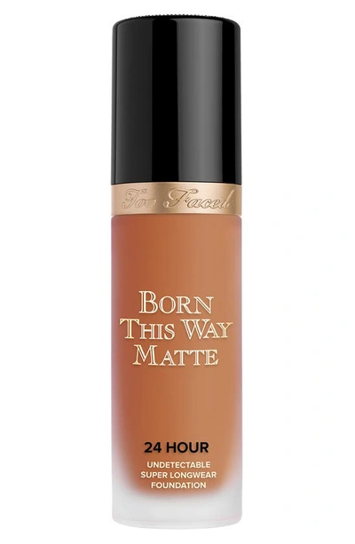 Shop Too Faced Born This Way Matte 24-hour Foundation In Spiced Rum