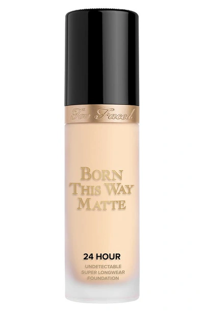 Shop Too Faced Born This Way Matte 24-hour Foundation In Swan