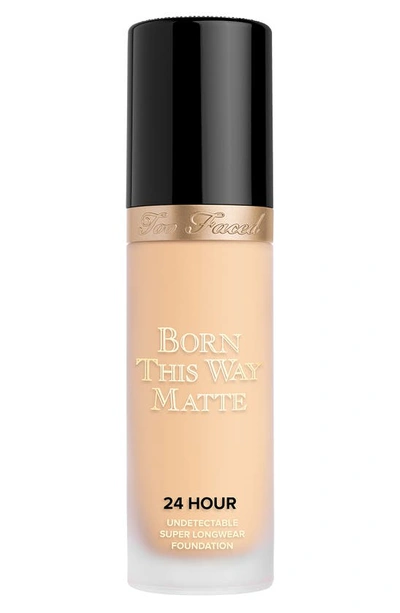 Shop Too Faced Born This Way Matte 24-hour Foundation In Almond
