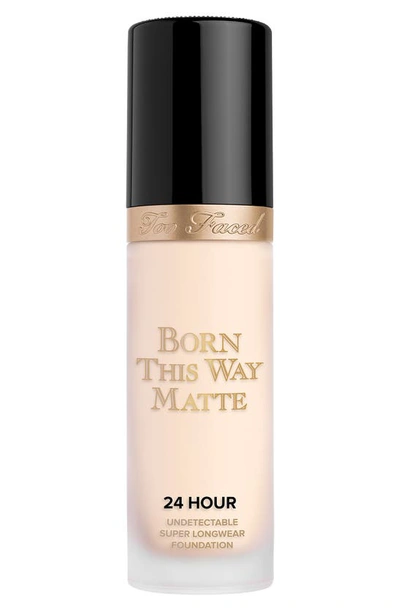 Shop Too Faced Born This Way Matte 24-hour Foundation In Cloud