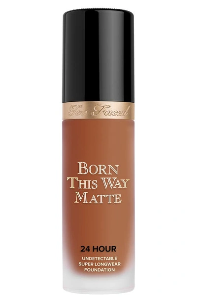 Shop Too Faced Born This Way Matte 24-hour Foundation In Cocoa