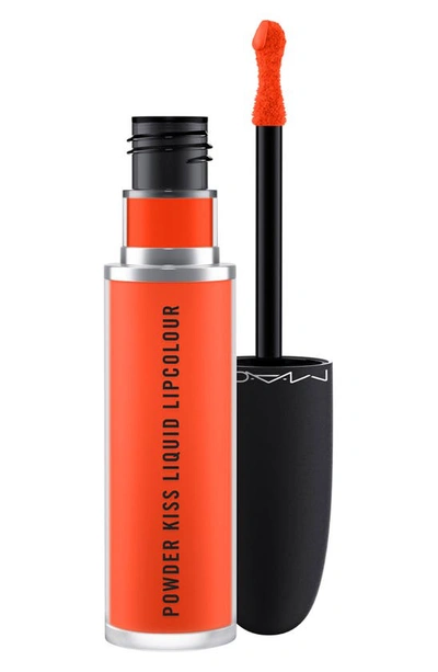 Shop Mac Cosmetics Powder Kiss Liquid Lipcolour In Resort Season