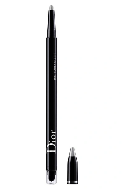 Shop Dior Show 24-hour Stylo Eyeliner In Pearly Silver