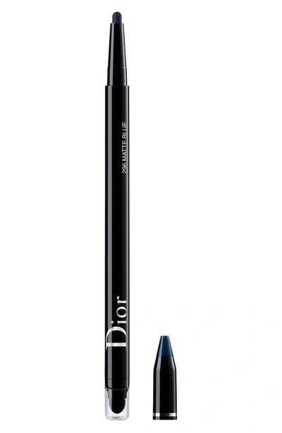 Shop Dior Show 24-hour Stylo Eyeliner In Matte Blue