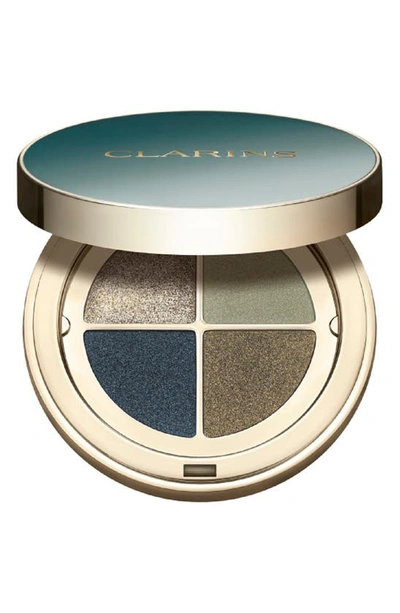 Shop Clarins Ombré 4 Couleurs Eyeshadow Quad In 05 Jade