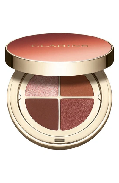 Shop Clarins Ombré 4 Couleurs Eyeshadow Quad In 03 Flame