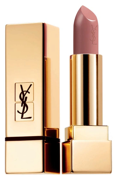 Shop Saint Laurent Rouge Pur Couture Satin Lipstick In 10 Beige Tribute