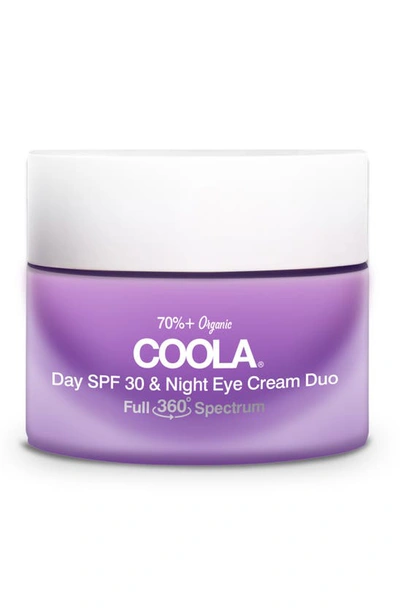 Shop Coolar Full Spectrum 360° Day Spf 30 & Night Organic Eye Cream Duo
