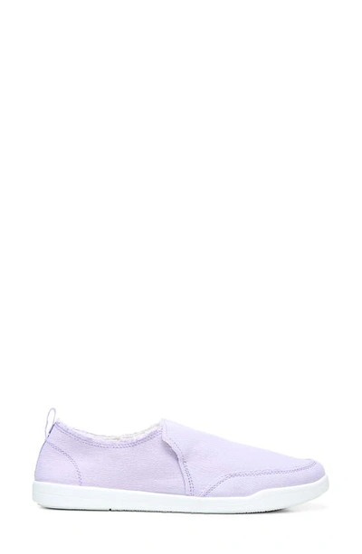 Shop Vionic Beach Collection Malibu Slip-on Sneaker In Pastel Lilac Canvas