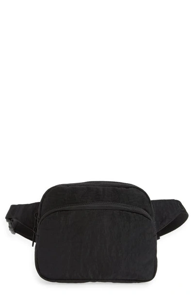 Shop Baggu Nylon Belt Bag In Black