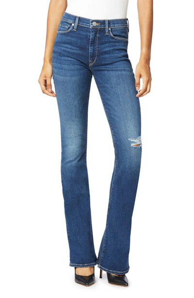Shop Hudson Barbara High Waist Bootcut Jeans In Dest. Spiral Destr