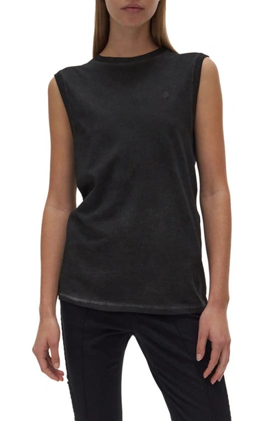 Shop Helmut Lang Muscle T-shirt In Charcoal