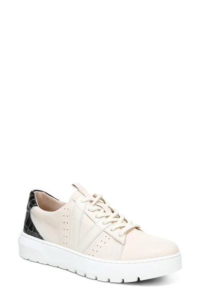 Shop Vionic Simasa Sneaker In Cream Leather