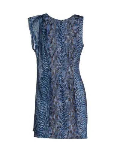 Shop Barbara Bui Short Dress In Pastel Blue
