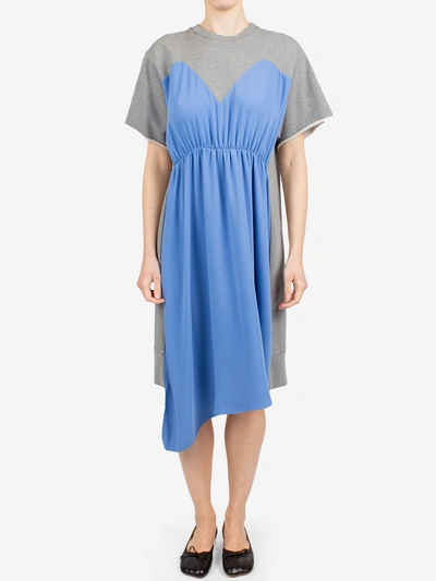 Shop Mm6 Maison Margiela Sweat Dress In Gray