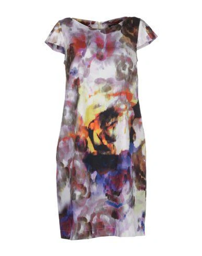 Shop Anneclaire Short Dress In Lilac
