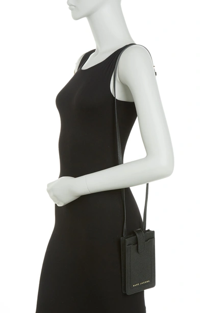 Shop Marc Jacobs Phone Crossbody Bag In Black
