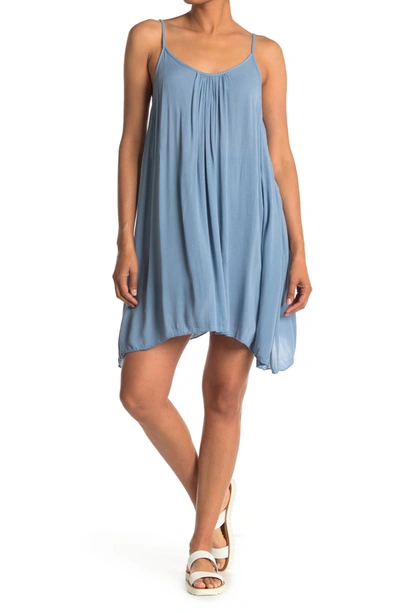 Shop Elan Cover-up Slip Dress In Dusty Blue
