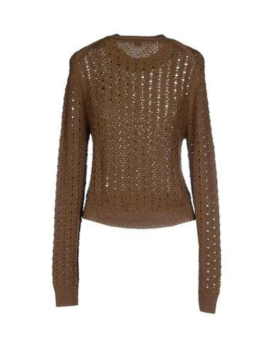 Shop Theyskens' Theory Sweater In Military Green
