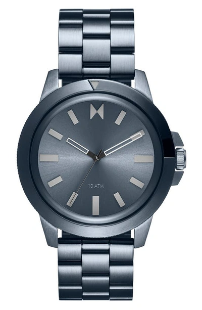 Shop Mvmt Minimal Sport Bracelet Watch, 42.5mm In Blue