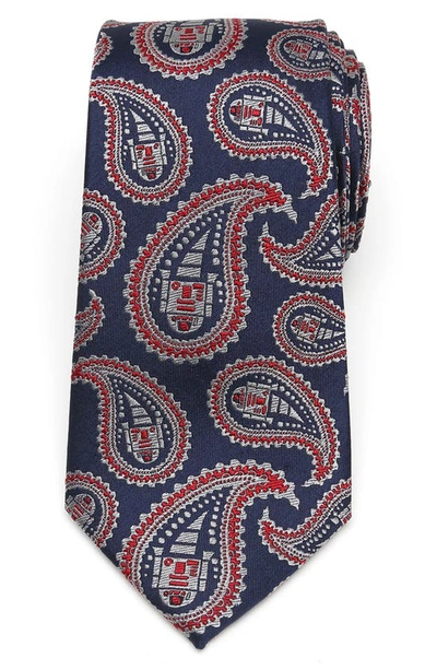 Shop Cufflinks, Inc R2d2 Paisley Silk Tie In Red