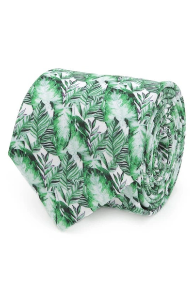 Shop Cufflinks, Inc Palm Leaf Cotton Tie In Green