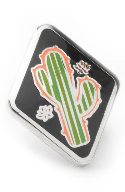 Shop Cufflinks, Inc Cactus Lapel Pin In Multi