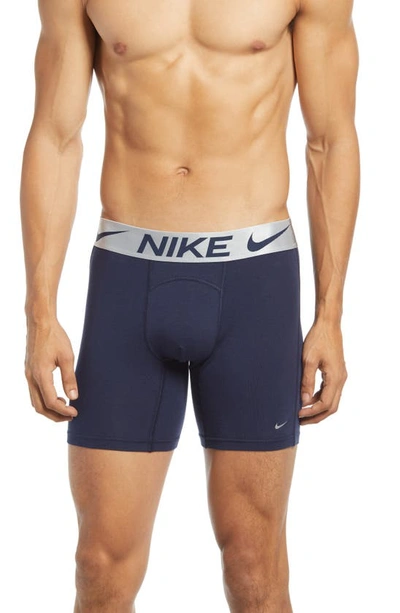 Shop Nike Dri-fit Performance Boxer Briefs In Navy