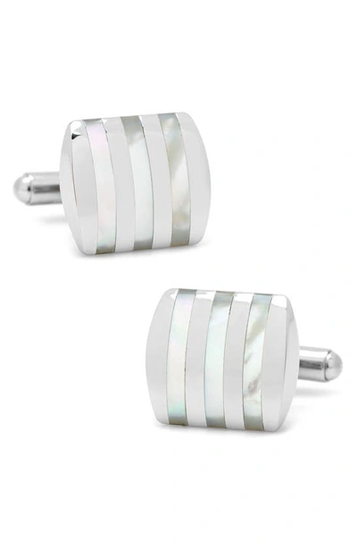 Shop Cufflinks, Inc Inlay Stripe Cuff Links In Mop